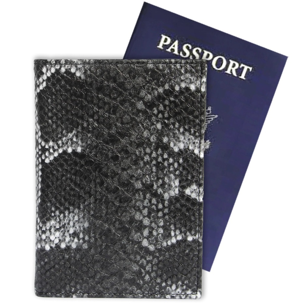 NWT K•Carroll “Snakeskin” Passport Cover an added protection for your passport